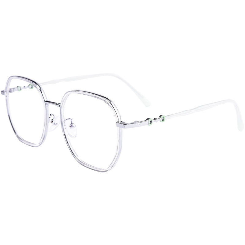 AD5017復古金膠鏡框女裝飾鏡架超輕眼鏡架近視網紅透明大框眼鏡框